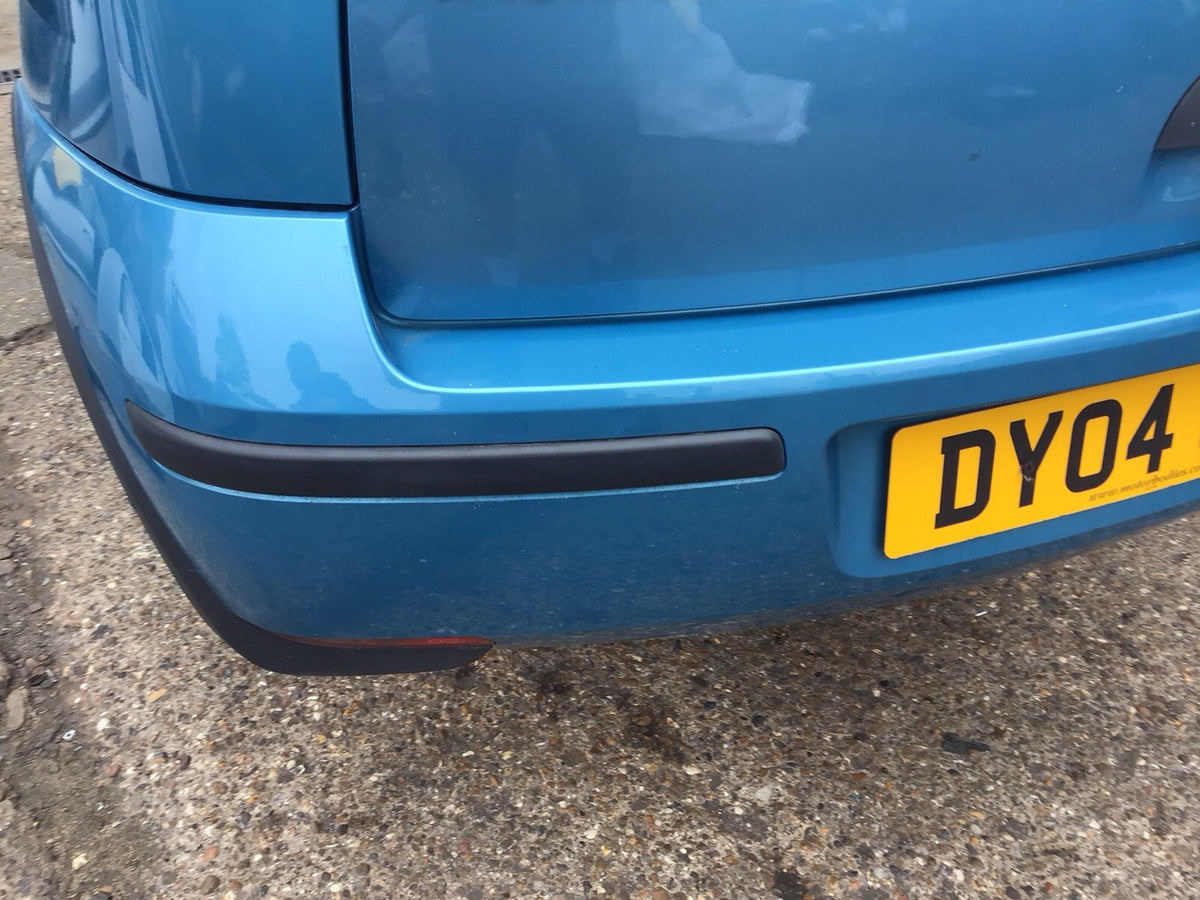 VAUXHALL CORSA C REAR BUMPER LIGHT BLUE METALLIC PAINT CODE Z20N 2001 20069