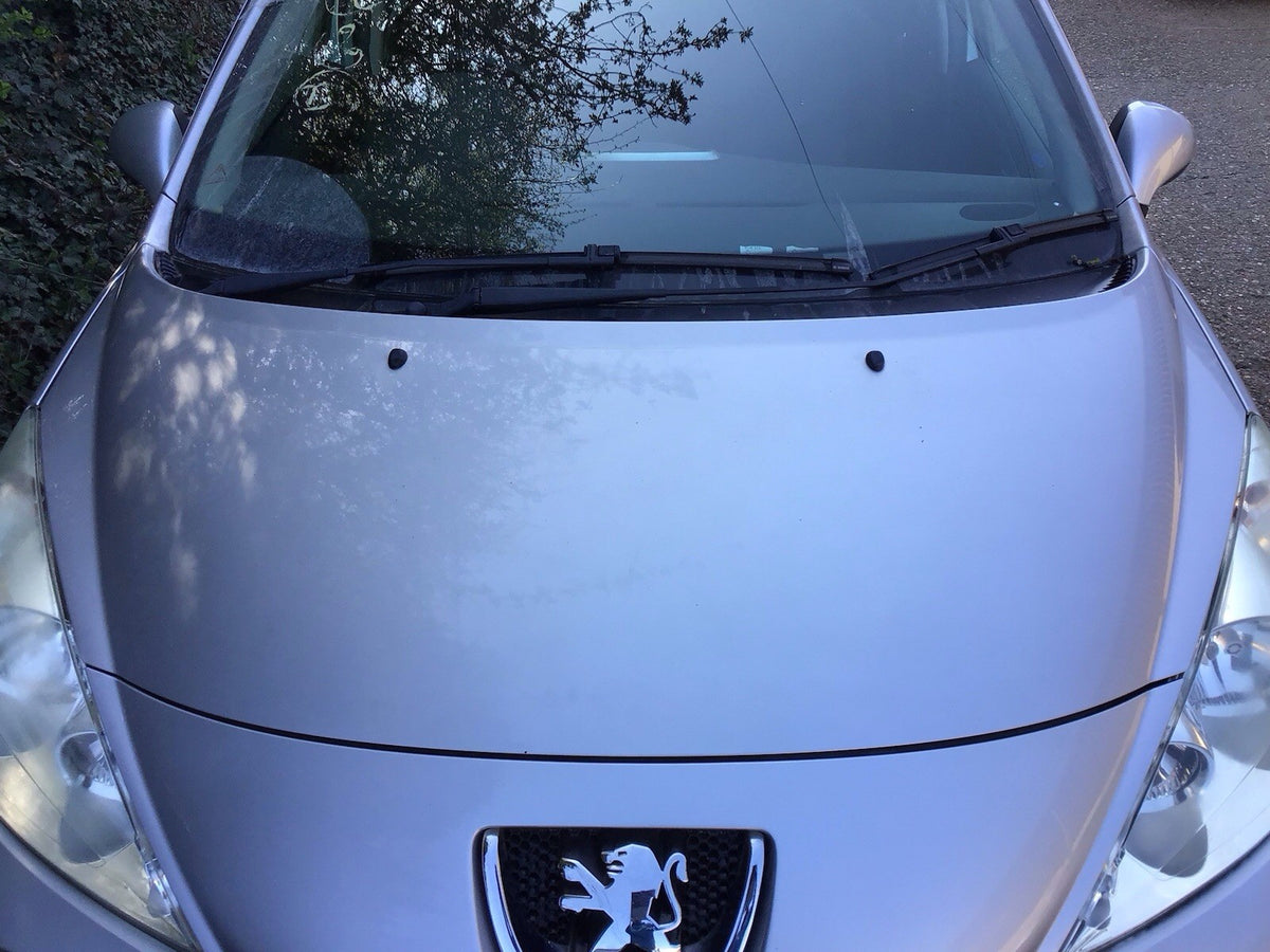 PEUGEOT 207 BONNET SILVER METALLIC PAINT CODE EZR 2006-20126