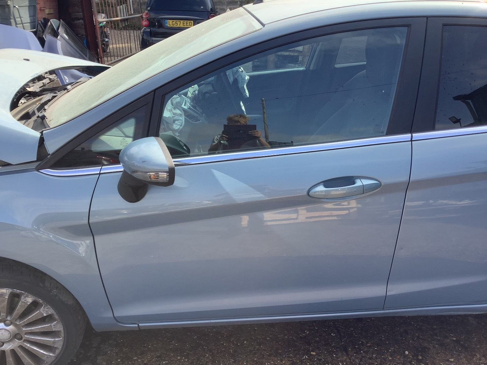 FORD FIESTA MK7 PASSENGERS SIDE N/S FRONT  DOOR IN AVALON 2008 20171
