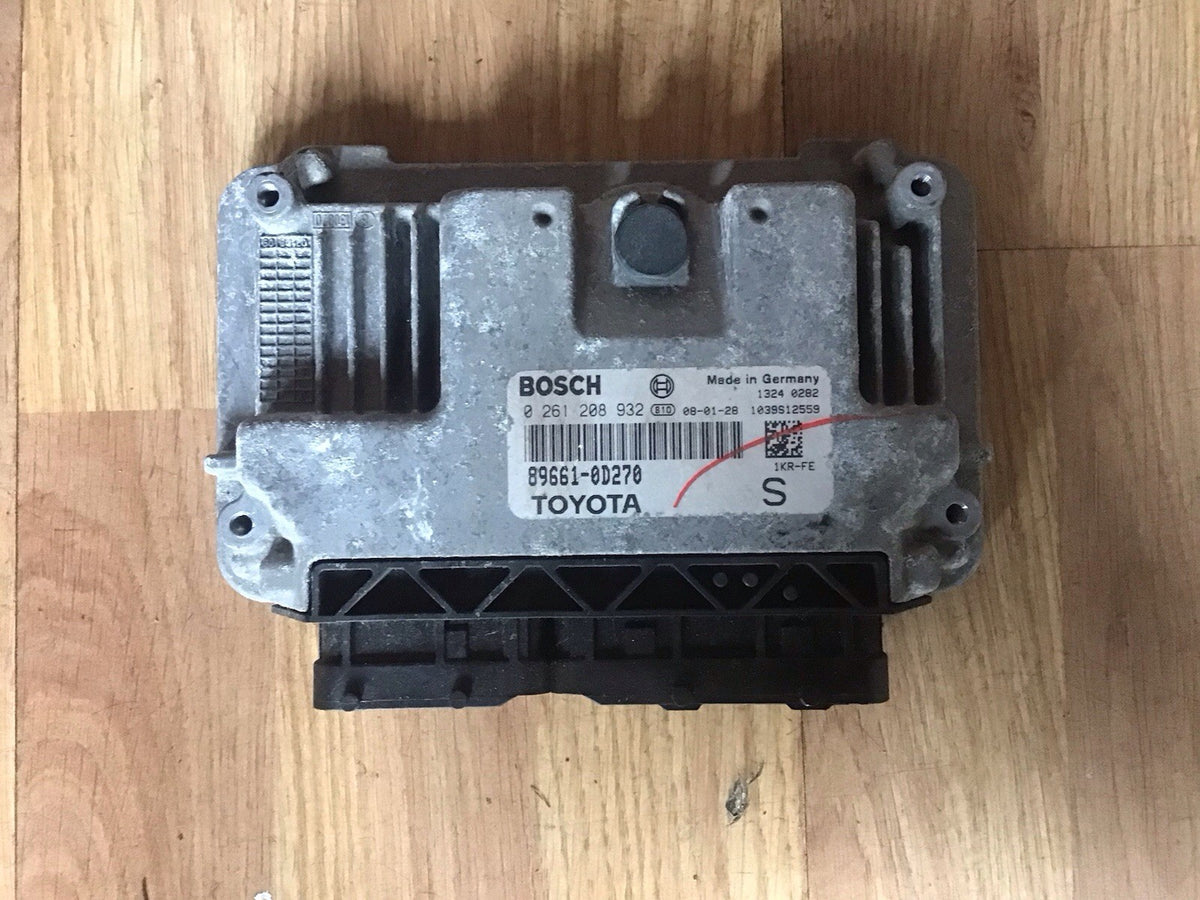 TOYOTA YARIS 1.0 PETROL ECU 0261208932 2006 20112