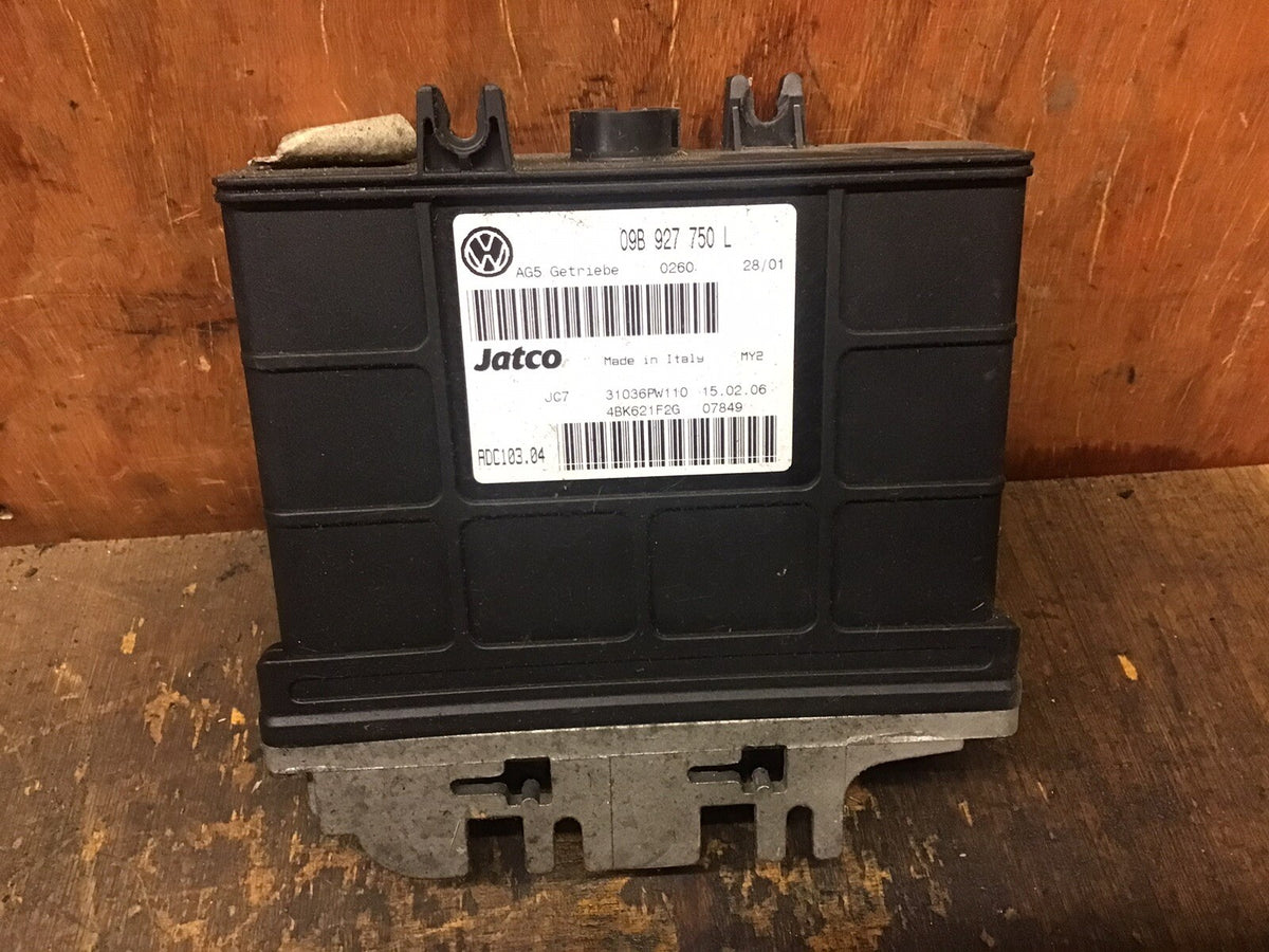 VOLKSWAGEN SHARAN  AUTOMATIC GEARBOX CONTROL MODULE ECU 09B927750L 2004 20100
