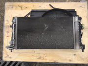 VOLKSWAGEN POLO 6R RADIATOR PACK RADIATOR FAN 6R0820411D 1.2 PETROL 2009 20158
