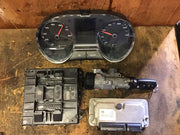 SEAT IBIZA 6J 1.4 PETROL ECU KIT 03C906014FB CGGB 2012 20173