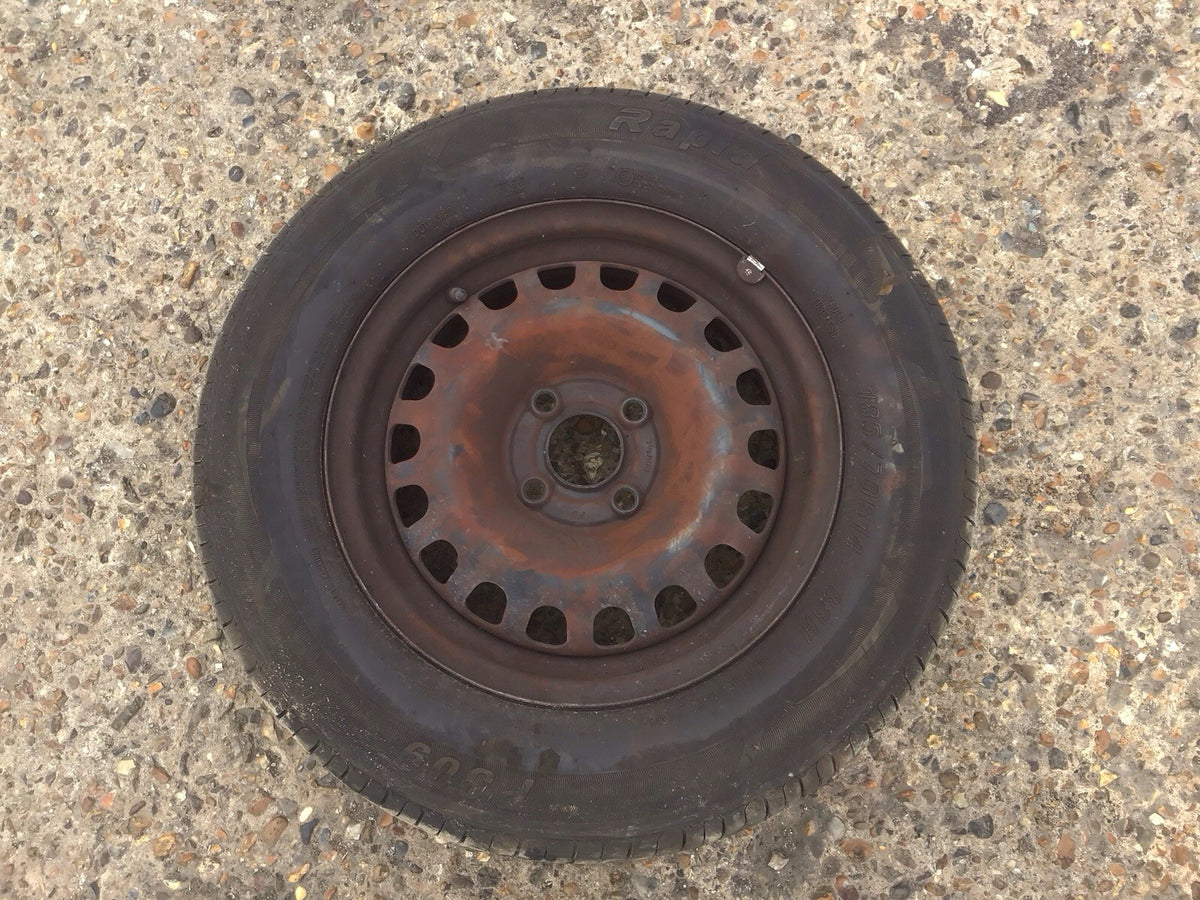 VAUXHALL CORSA D SPARE WHEEL 14'' STEEL RIM TYRE 185X70X14 2006 20142