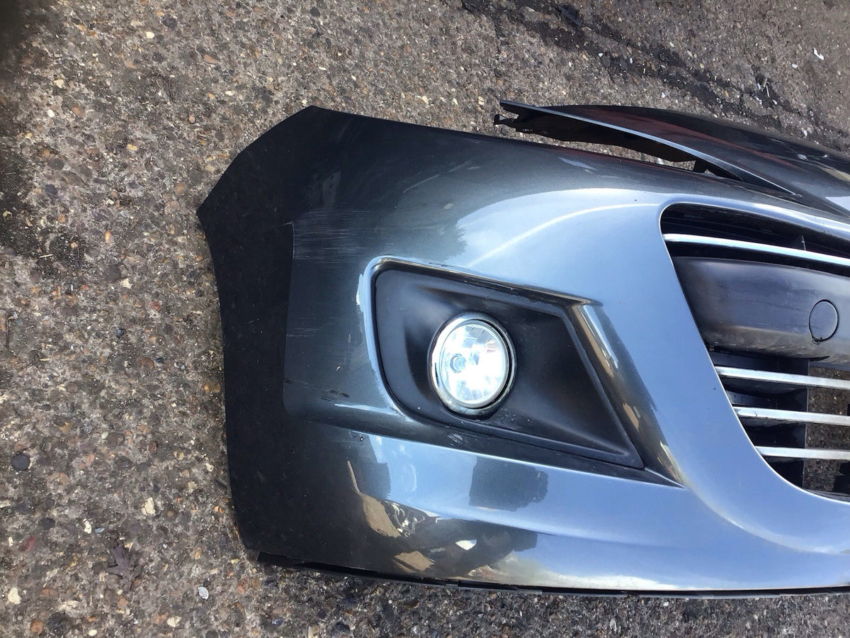 PEUGEOT 207 FRONT BUMPER GREY GALLIUM  PAINT CODE KTB  2010 20125