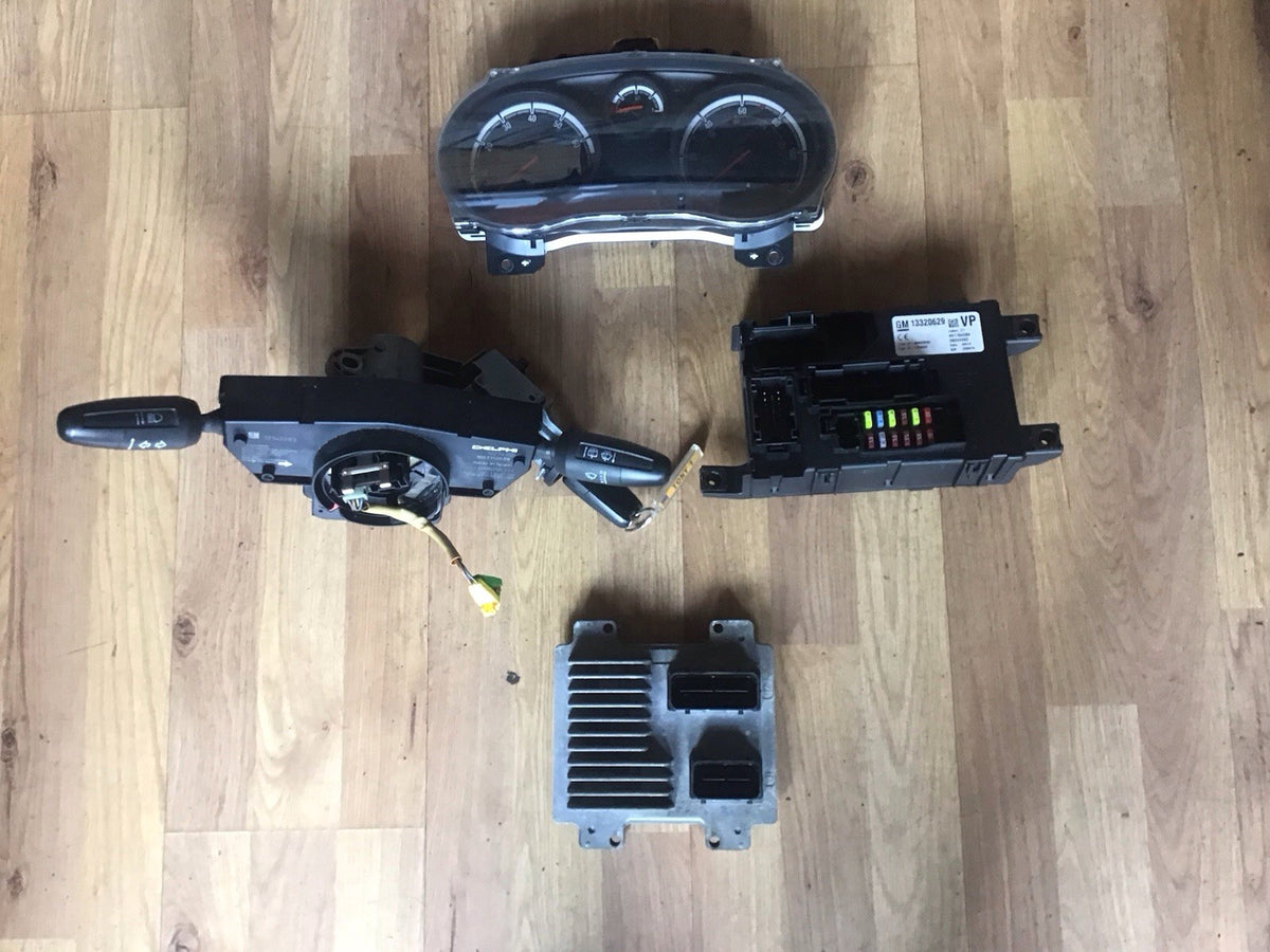 VAUXHALL CORSA D 1.2 PETROL ECU KIT 55576685 2010 20140