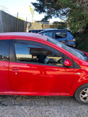CITROEN C1 DRIVER'S SIDE O/S FRONT DOOR SCARLET RED KJH 3 DOOR 05 131