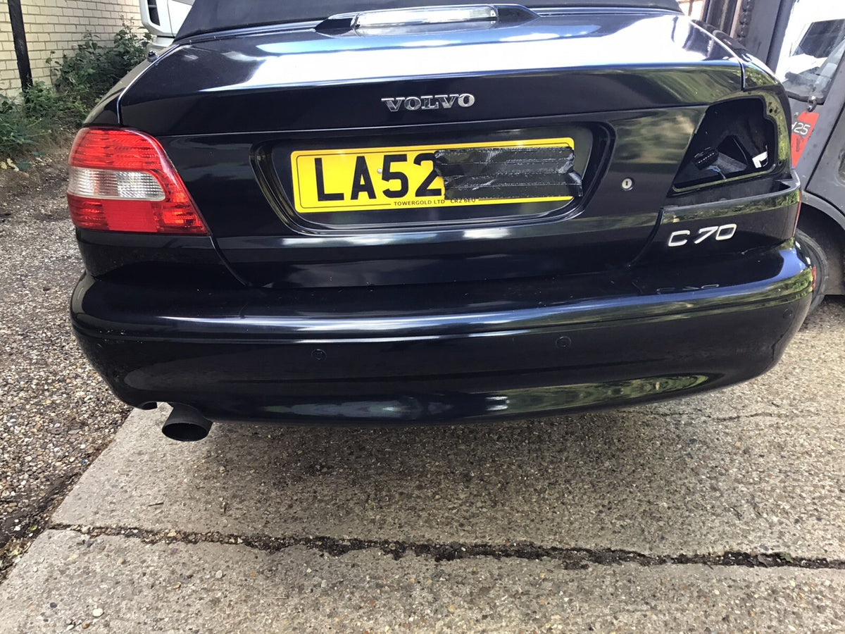 VOLVO C70 CONVERTIBLE REAR BUMPER BLACK 1999 20050