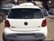VOLKSWAGEN POLO 6R TAILGATE IN CANDY WHITE LB9A 2009 20172