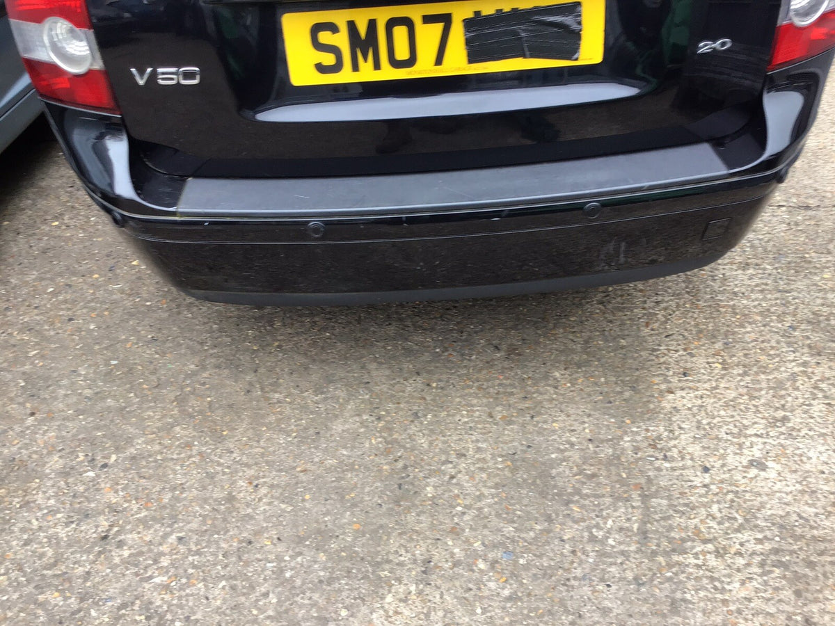 VOLVO V50 ESTATE REAR BUMPER BLACK SAPPHIRE METALLIC 2005 20131