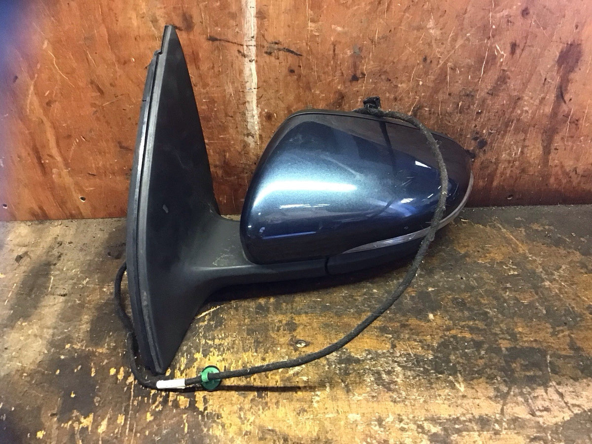 VOLKSWAGEN GOLF MK6 PASSENGER'S SIDE MIRROR BLUE GRAPHITE PEARL  LC5F  2009 20124