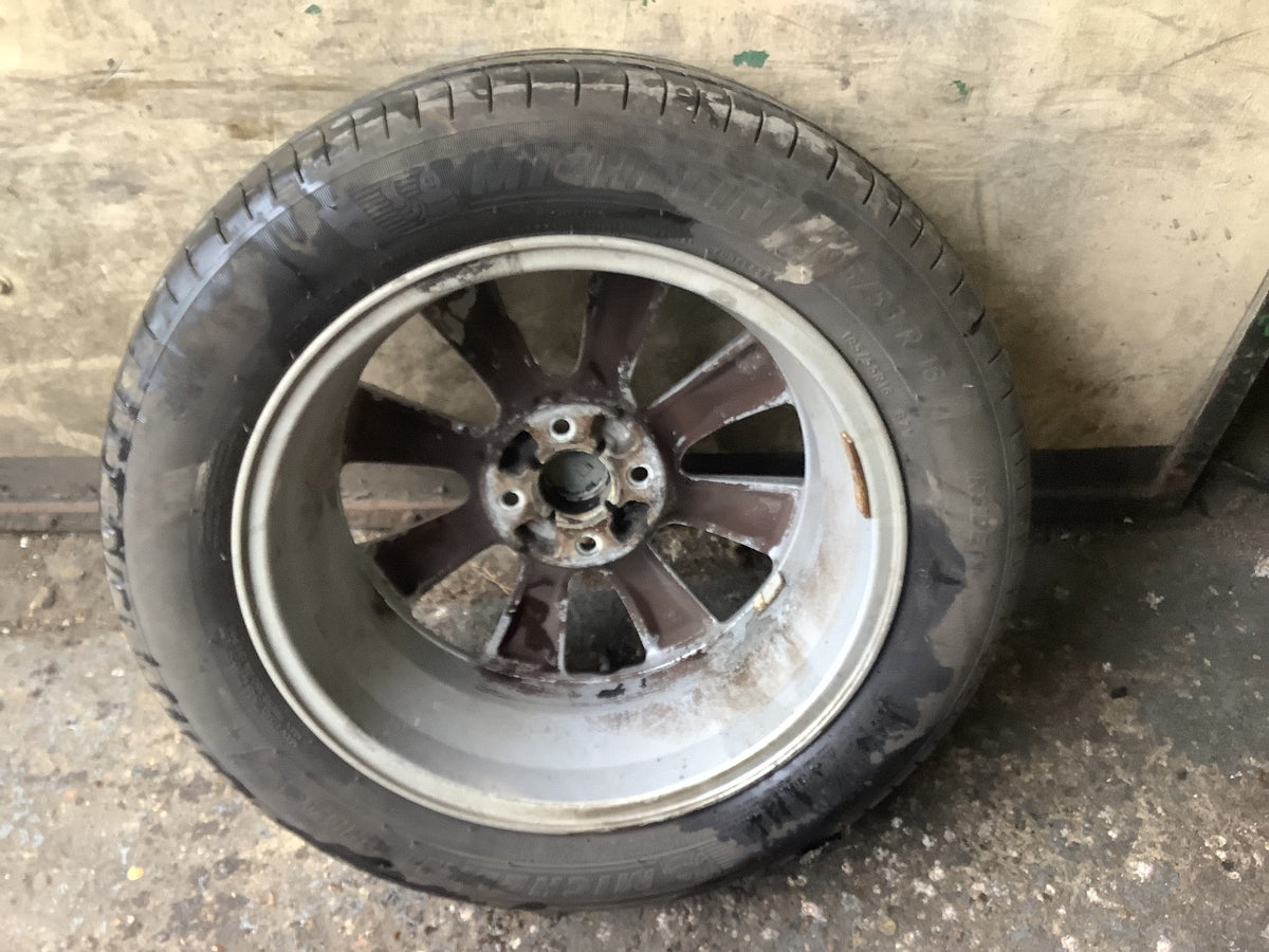 VAUXHALL CORSA D ALLOY WHEEL 16'' AND TYRE 195X55X16 13374019 2006 20146