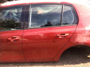 VOLKSWAGEN GOLF MK6 PASSENGERS SIDE N/S REAR DOOR AMARYLLIS RED LA3S 09 20120