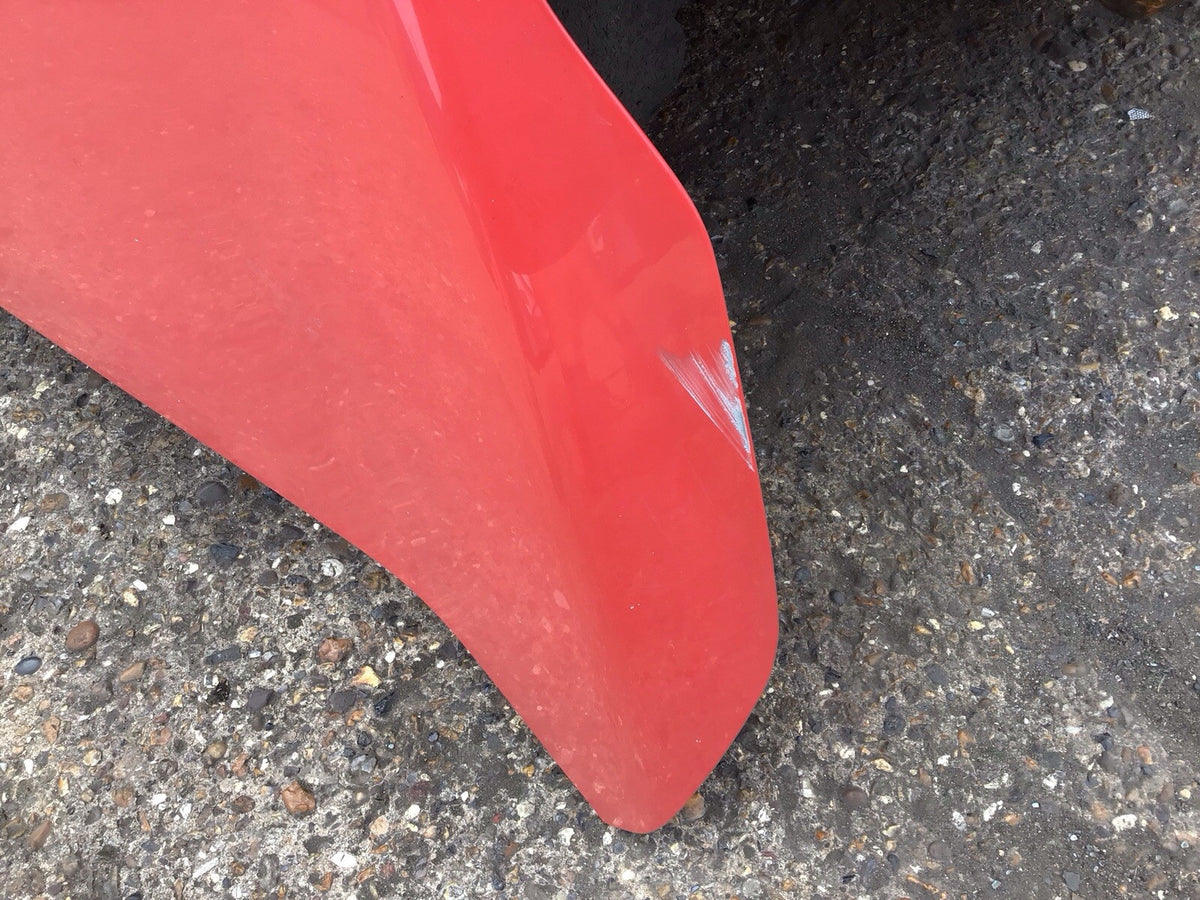 FORD KA BONNET SUNRISE RED NEEDS REPAIR 2009-20157