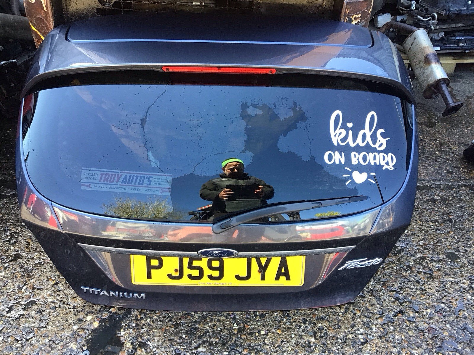 FORD FIESTA MK7  TAILGATE SEA GREY METALLIC  2009 20170