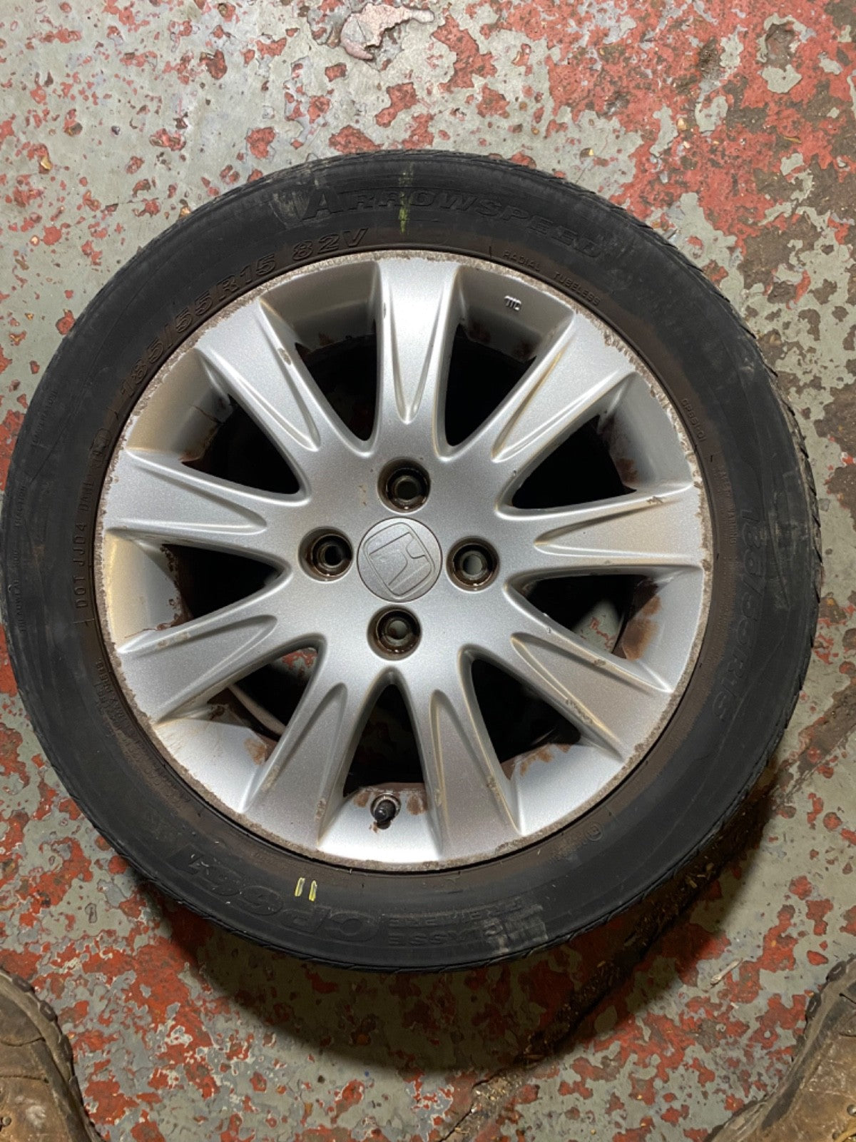 HONDA  JAZZ MK2  ALLOY WHEEL 15'' TYRE 185X55X15 2002 20081
