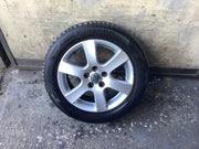 VOLKSWAGEN POLO 9N3 ALLOY WHEEL 15'' 6Q0601025R WITH TYRE 195X55X15 2005 20091