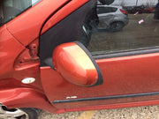 PEUGEOT 107 PASSENGER'S SIDE N/S DOOR MIRROR ORANGE MANDALINE KHF 2005 20133