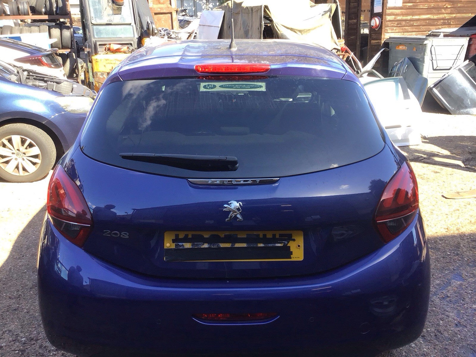 PEUGEOT 208 TAILGATE VIRTUAL BLUE KUC 2013 20181