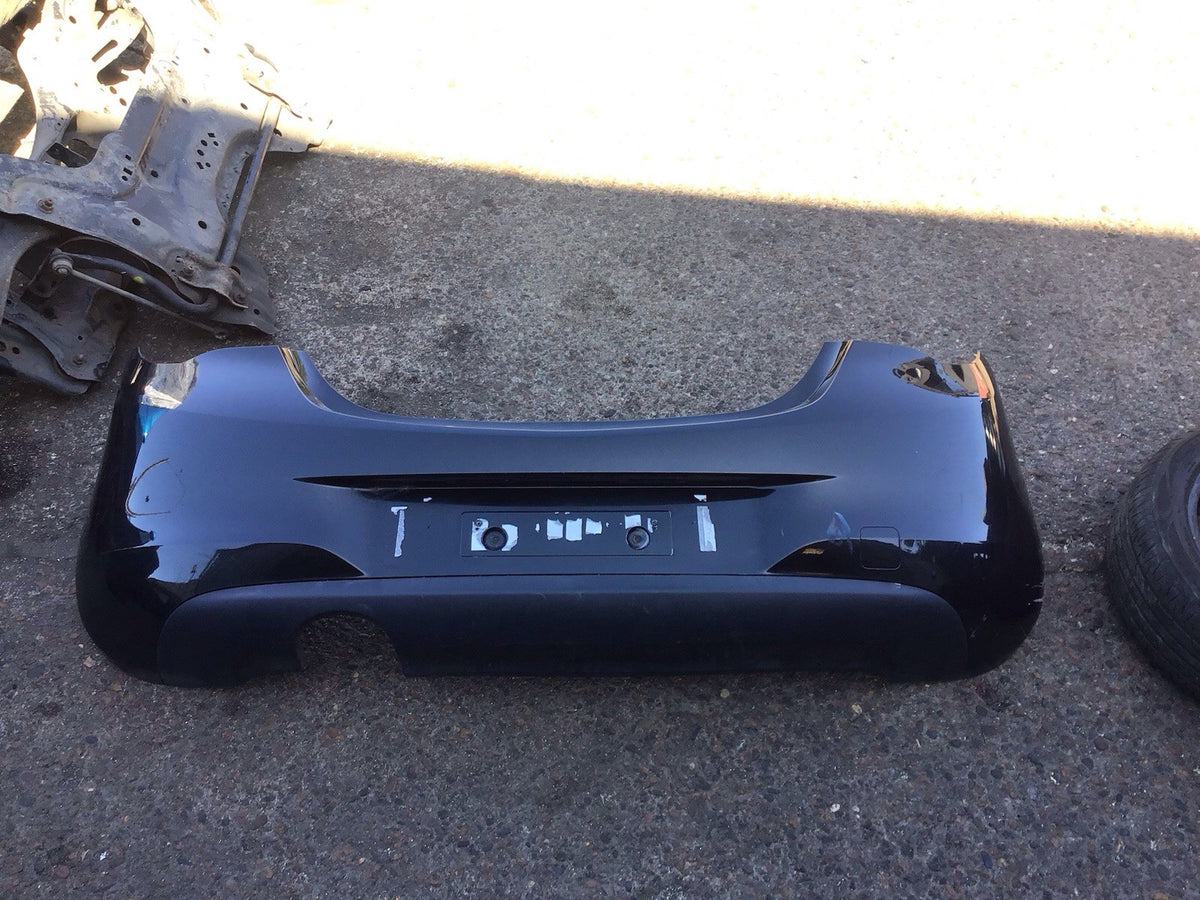 VAUXHALL CORSA E REAR BUMPER CARBON FLASH BLACK Z22C 3 DOOR DAMAGED 2015 20190