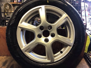 VOLKSWAGEN POLO 6R  ALLOY WHEEL 15" 6R0601025C  TYRE 195X55X15 2009 20173