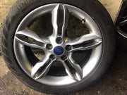 FORD FOCUS MK3.5 ALLOY WHEEL 17'' CM5J FB AND TYRE 215X50X17  2014 20184