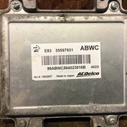 VAUXHALL CORSA D 1.2 PETROL ECU KIT 55597931 ABWC 2010 201412