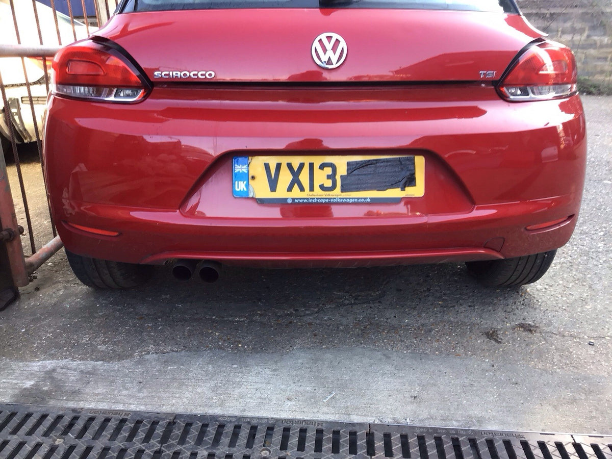 VOLKSWAGEN SCIROCCO REAR BUMPER RED PAINT CODE LA3H 2008 20131