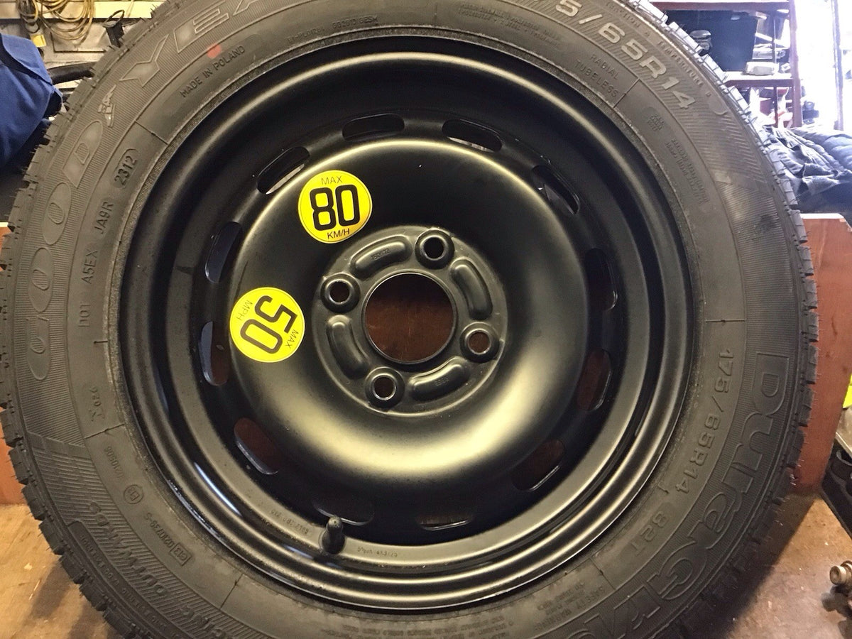 FORD FIESTA MK7 SPARE WHEEL 14'' STEEL RIM TYRE 175X65X14 2009 20173