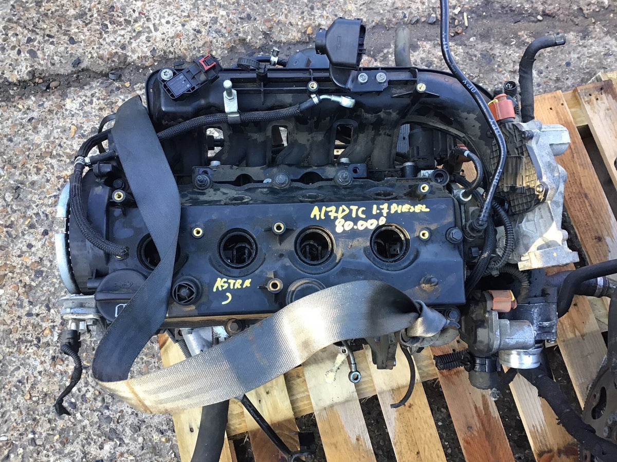 VAUXHALL ASTRA J 1.7 CDTI DIESEL ENGINE  CODE A17DTC 80000 MILES BARE 2010 20151