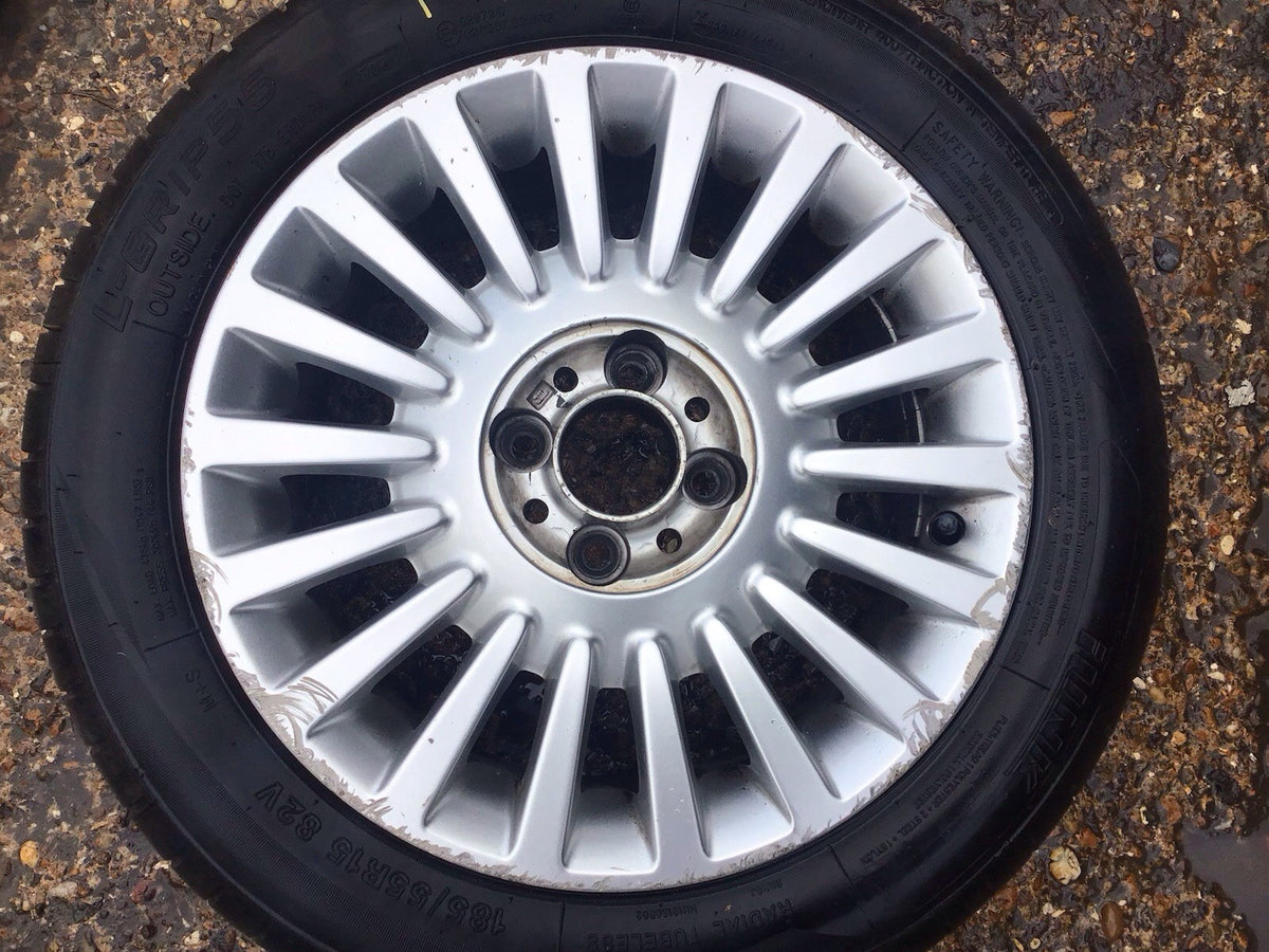 FIAT 500 ALLOY WHEEL 15" 51845435 WITH TYRE 185X55X15 2008 20213