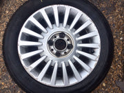 FIAT 500 ALLOY WHEEL 15" 51845435 WITH TYRE 185X55X15 2008 20213