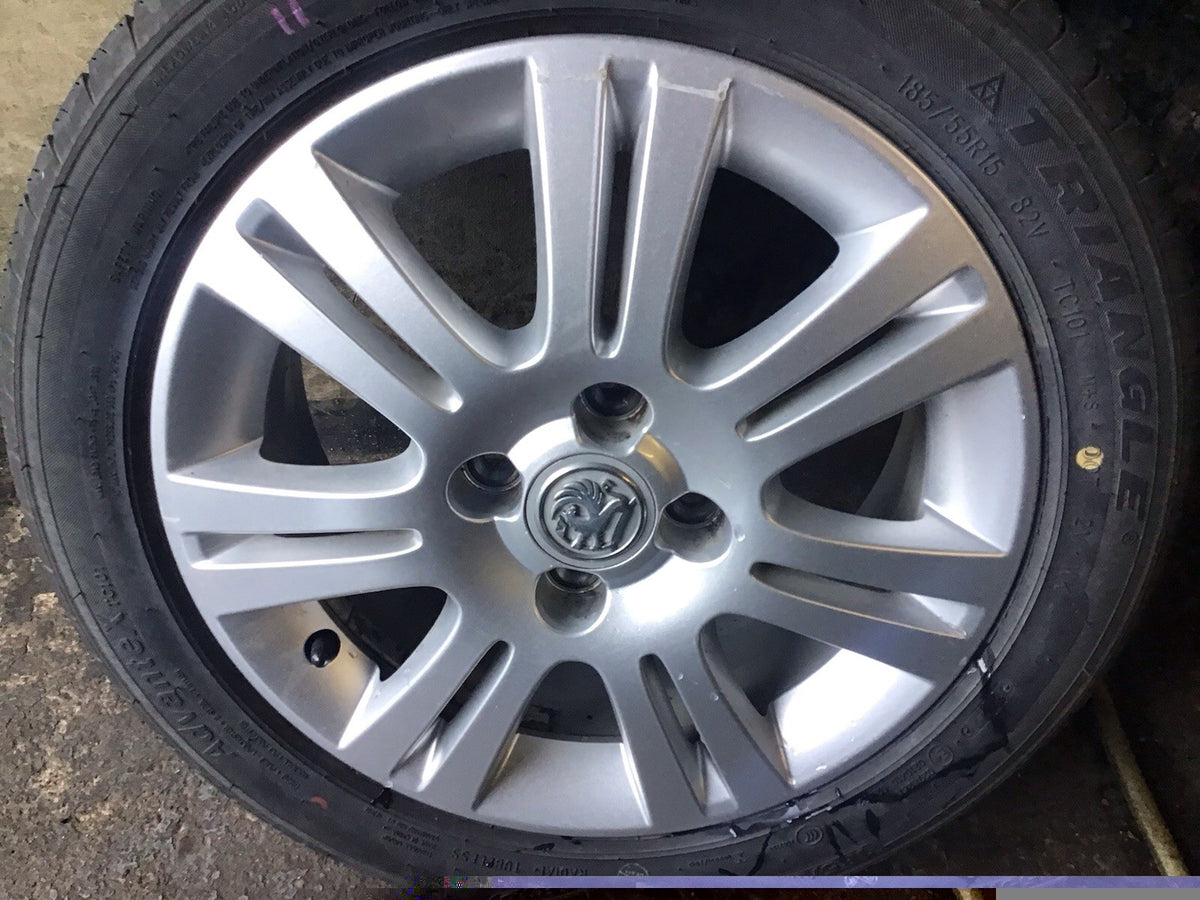 VAUXHALL CORSA C ALLOY WHEEL 15'' TYRE 185X55X15 13226744 2006 20143