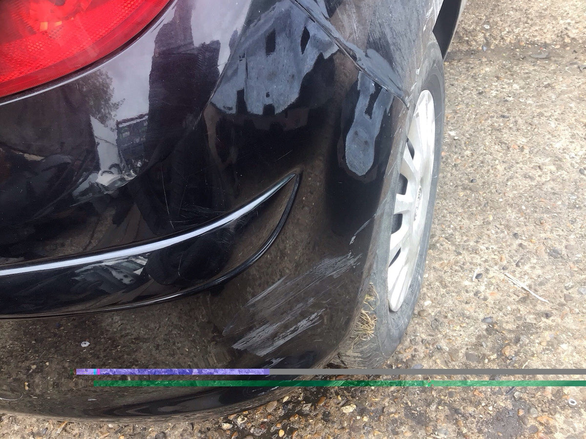 VAUXHALL CORSA D REAR BUMPER BLACK SAPPHIRE Z20R 2006 20102