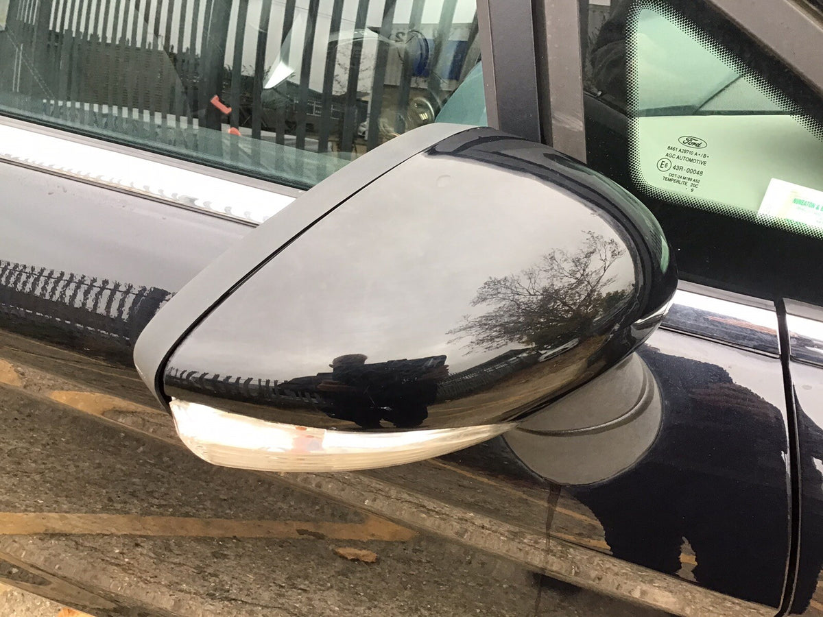 FORD FIESTA MK7 DRIVER'S SIDE O/S DOOR MIRROR BLACK 2009 20121