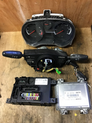 VAUXHALL CORSA D 1.2 PETROL ECU KIT 55577834 AATX A12XER 2010 20140