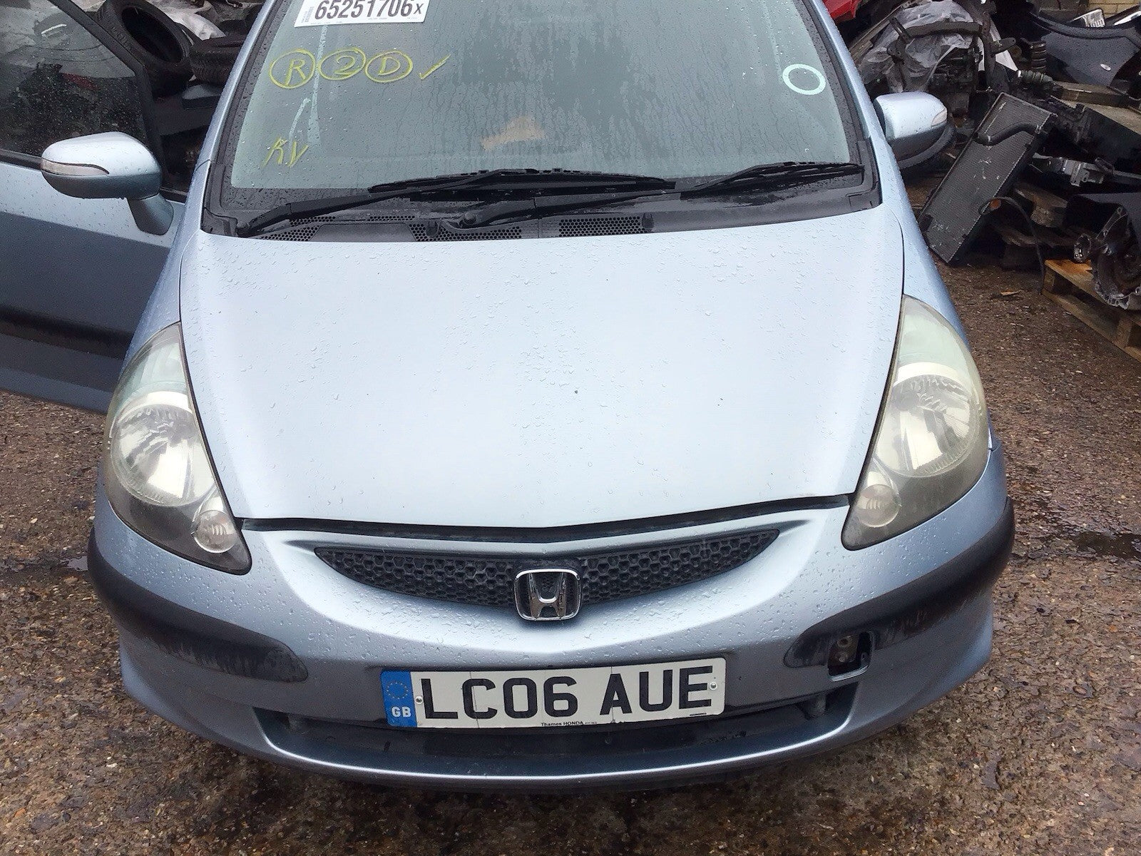 HONDA JAZZ MK2 BONNET SIRIUS BLUE B528M  2002-20081