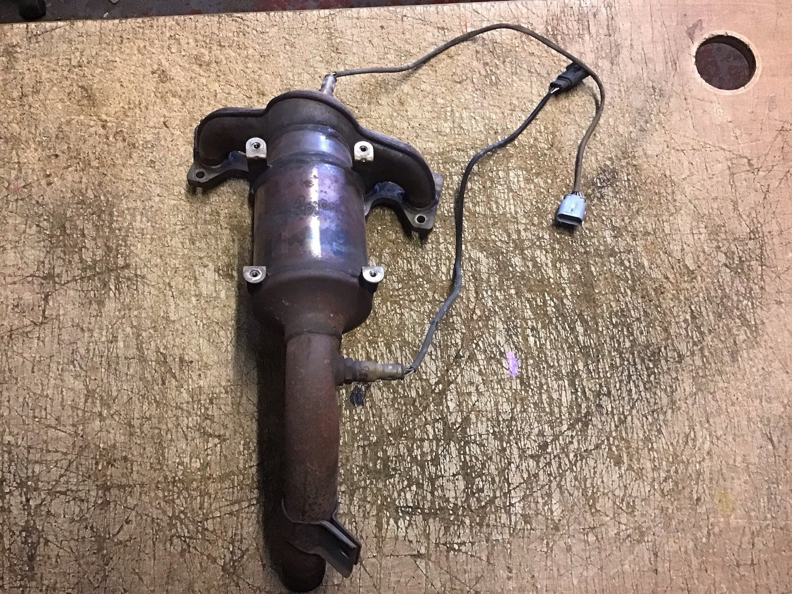 FORD KA FIAT 500 1.2 PETROL CATALYTIC CONVERTER MANIFOLD 51938204 2008 20160