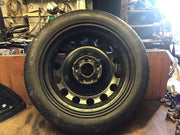 VOLKSWAGEN GOLF MK7 SPARE WHEEL 16'' STEEL RIM TYRE 125X70X16 2160927 2009 20206