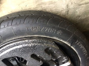 VOLKSWAGEN GOLF MK7 SPARE WHEEL 16'' STEEL RIM TYRE 125X70X16 2160927 2009 202015