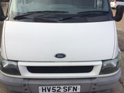 FORD TRANSIT MK6 BONNET WHITE 2001 20062