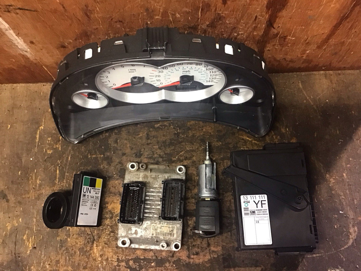 VAUXHALL CORSA C 1.0 PETROL ECU KIT 55354327 0261208393 Z10XEP 2003 20063