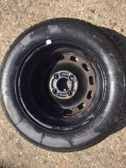 FORD FIESTA MK7 SPARE WHEEL 14'' STEEL RIM TYRE 175X65X14 2009 201711