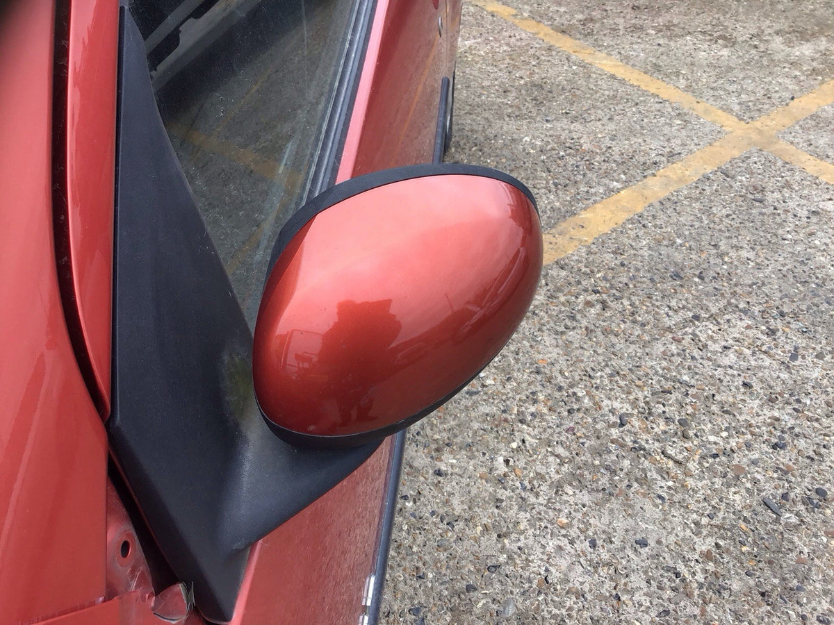 PEUGEOT 107 PASSENGER'S SIDE N/S DOOR MIRROR ORANGE MANDALINE KHF 2005 20130