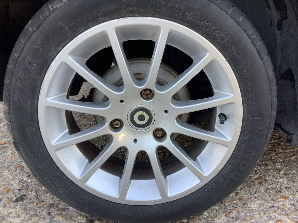SMART FORTWO REAR WHEEL ALLOY 15'' TYRE 175X55X15 2007 20144