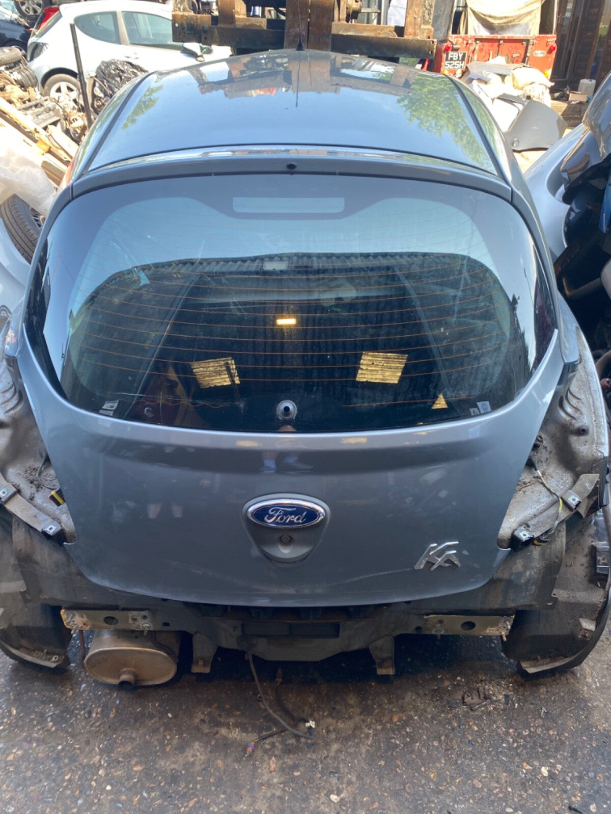 FORD KA 2 TAILGATE IN STROBE METALLIC  BARE  2009   20165