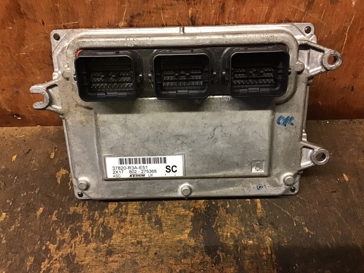 HONDA CIVIC MK9 1.8 PETROL ENGINE CONTROL UNIT ECU 37820 R3A E51 2012 20173