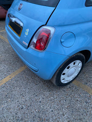 FIAT 500 REAR BUMPER AZZURRO CAPPELLINI PAINT CODE 952 2009 20137