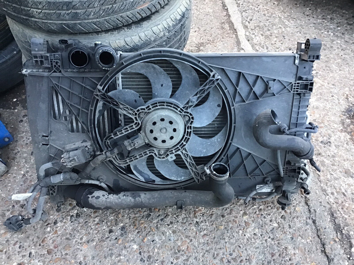 VAUXHALL MERIVA B 1.4 TURBO RADIATOR PACK RADIATOR FAN 13330996 2010 20171