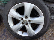 VAUXHALL ASTRA J PETROL ALLOY WHEEL 17"  AND TYRE 215X50X17 0P042 K6 2010 20153